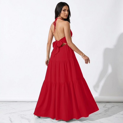 Moonlit Halter Dress